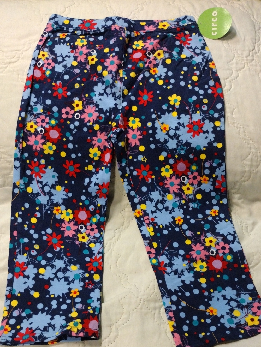 Circo Navy Floral Print Girls' Leggings